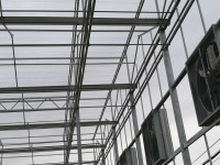 亜鉛メッキフレームポリカーボネートシート温室