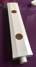 Sistema de tuberías NFT de verduras de hoja