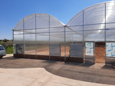 دفيئة نفقية من فيلم البولي الشفاف