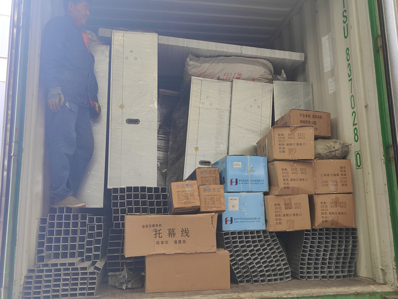 Multi-span plastic film greenhouse