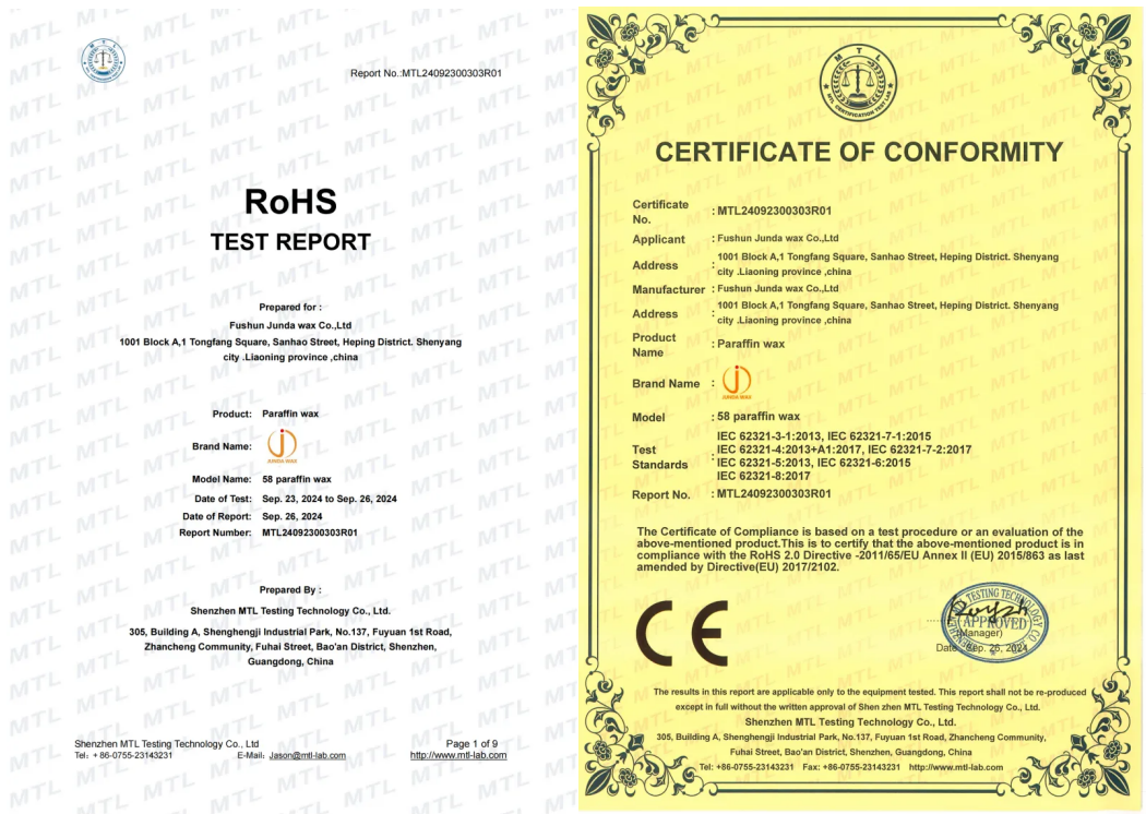 paraffin wax kunlun supplier