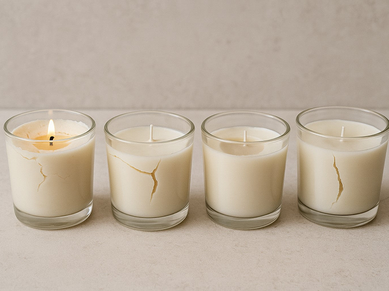 Solutions for Cracking in Pillar Candles