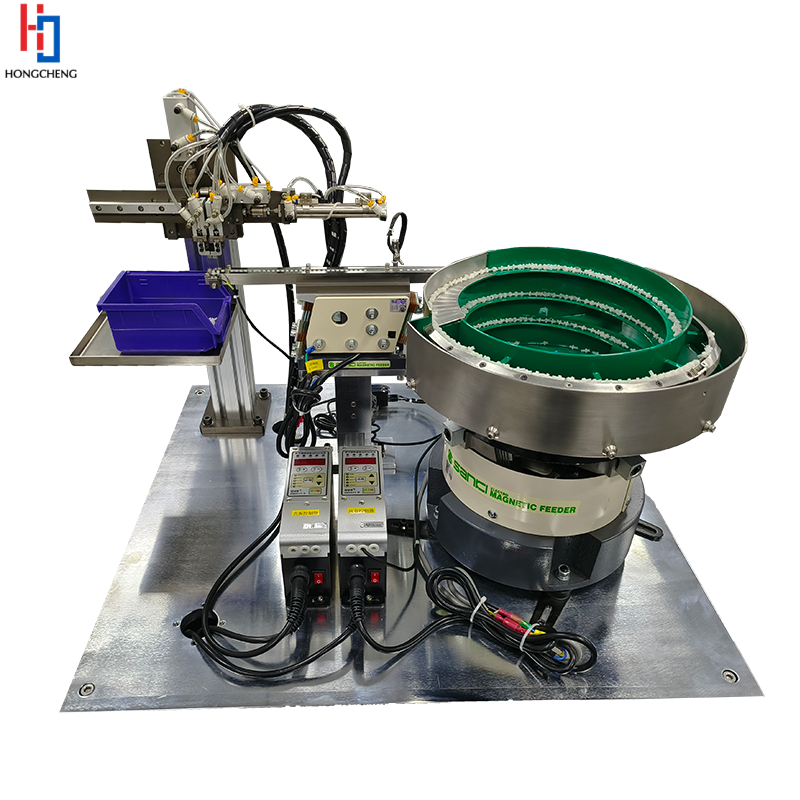 vibratory bowl feeder for cable connector