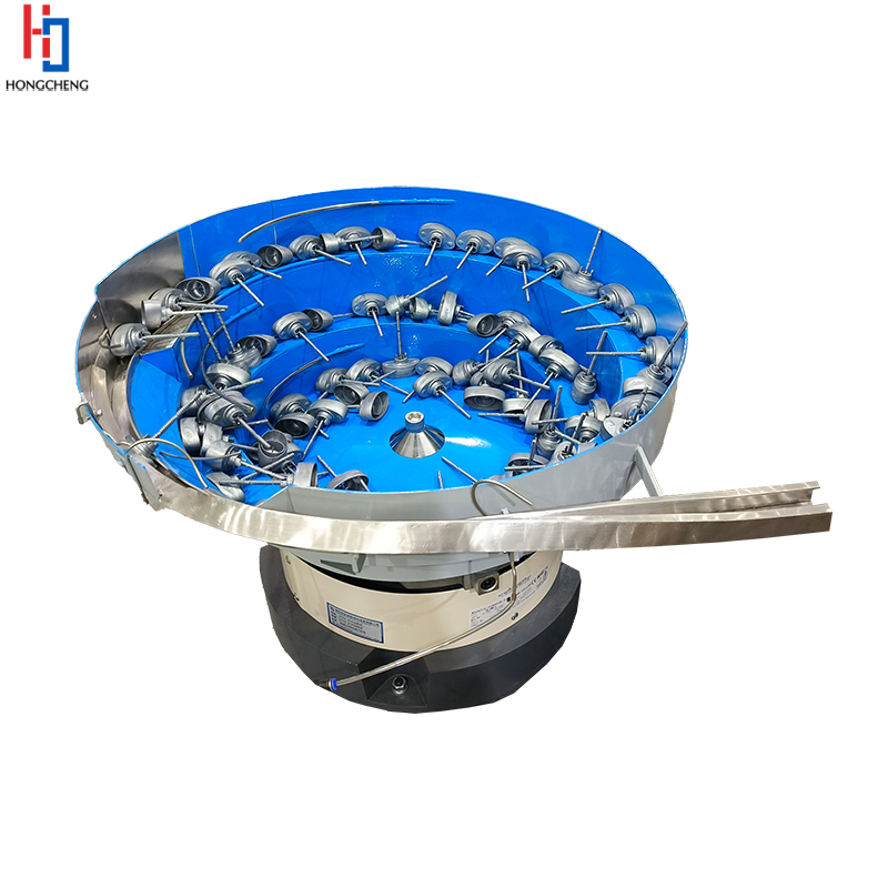 Vibrating bowl feeder for computer connectors