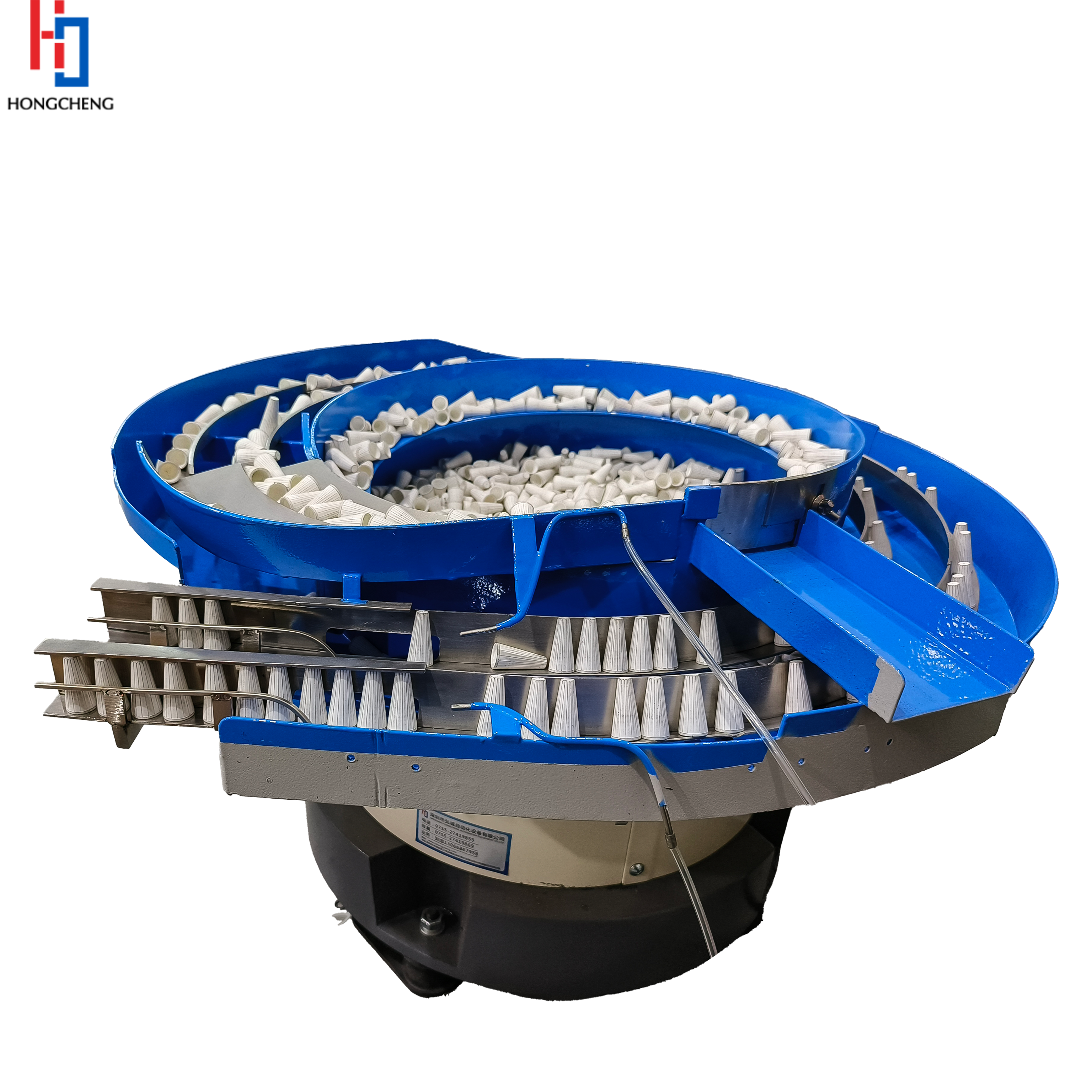 Vibratory Bowl Feeder for Plastic Scoop