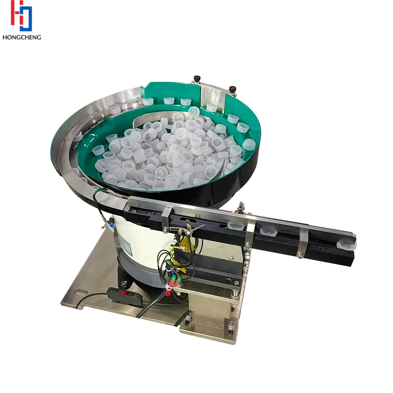 Vibratory Feeder System for Plastic Baby Bottle Caps