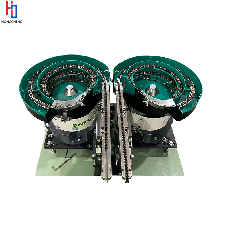 Dual Track Vibratory Feeder for Commutator Sorting