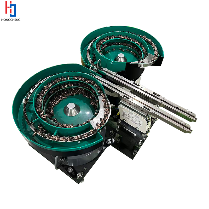 Dual Track Vibratory Feeder for Commutator Sorting