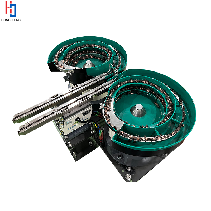 Dual Track Vibratory Feeder for Commutator Sorting