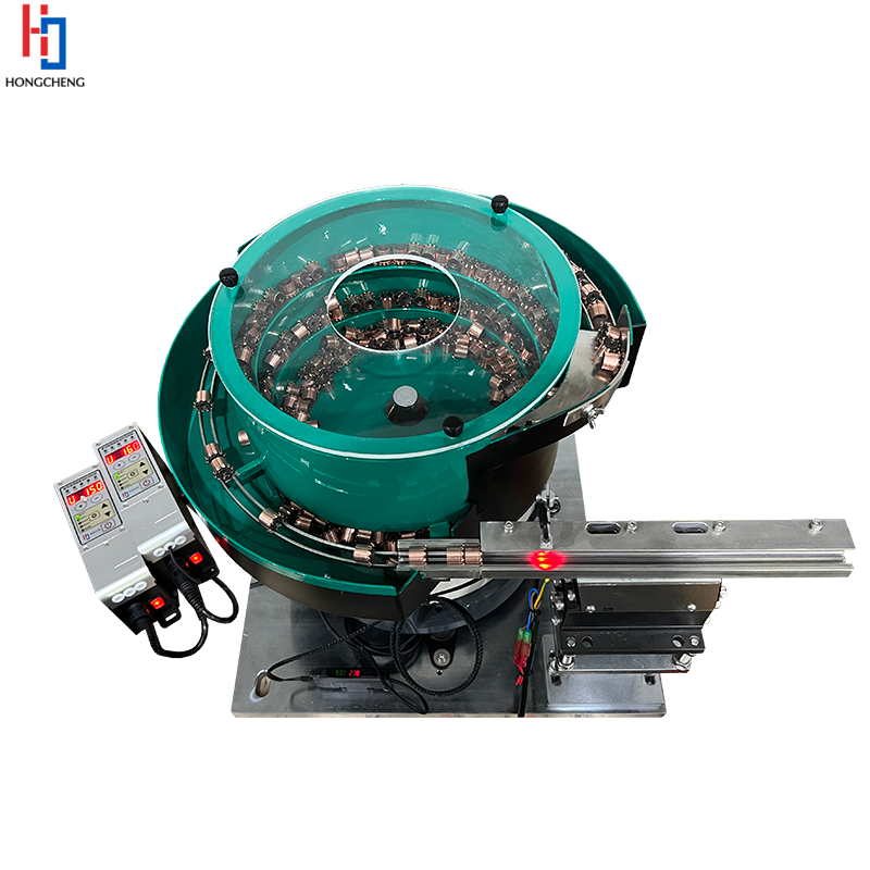 Dual Track Vibratory Feeder for Commutator Sorting