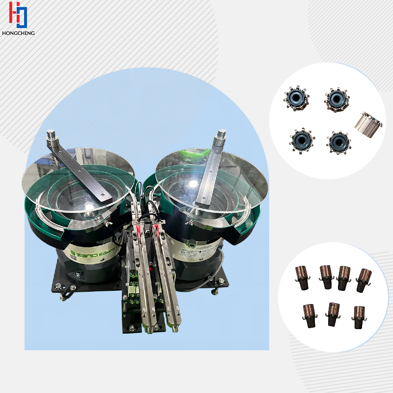 Dual Track Vibratory Feeder for Commutator Sorting