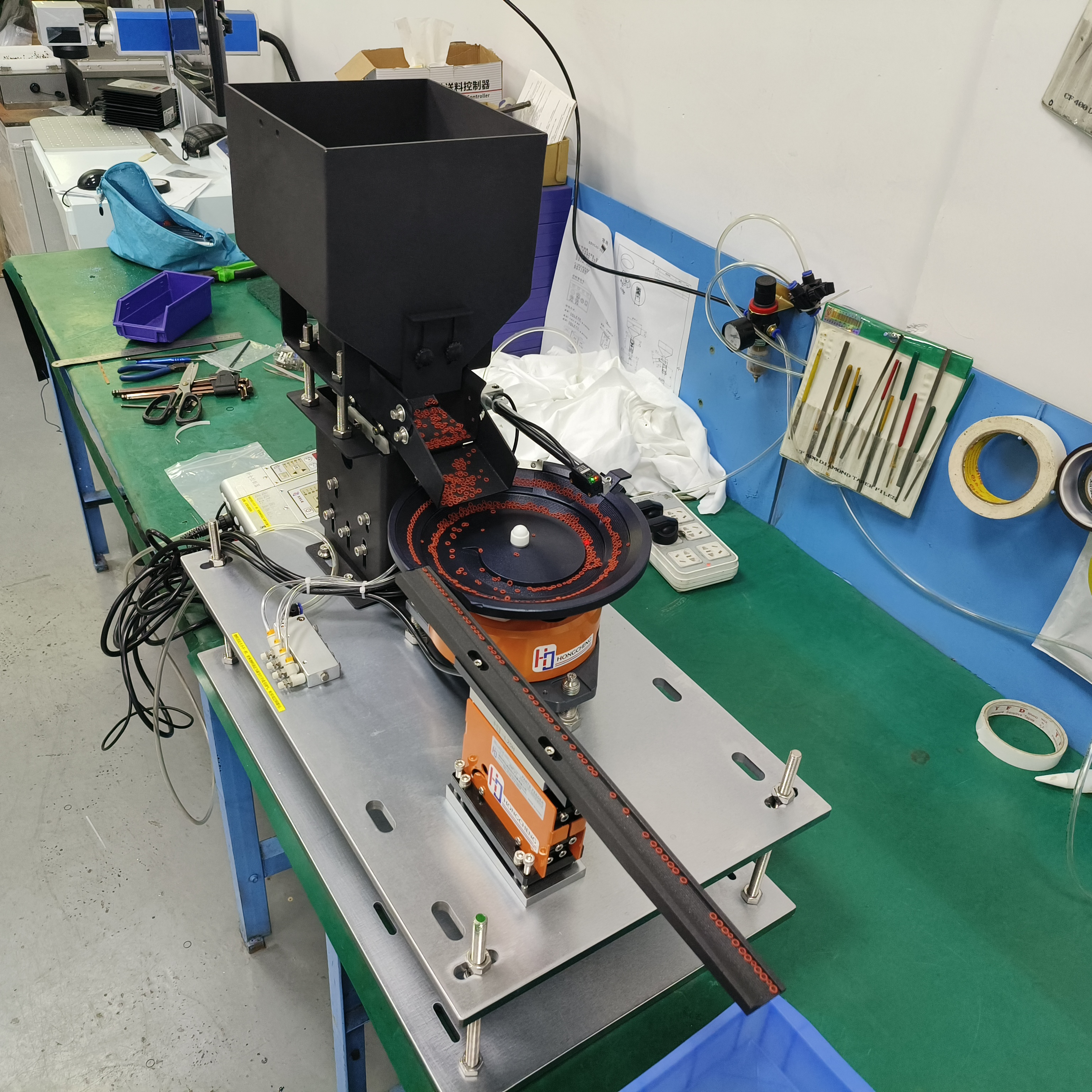 Aluminum Vibratory Feeder Bowls for O-Rings