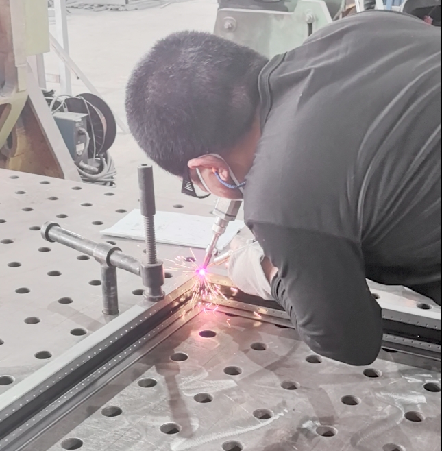 Pivot door with steel frame