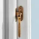 Antike Fenstergriffe aus Messing