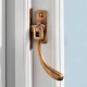 Antike Fenstergriffe aus Messing