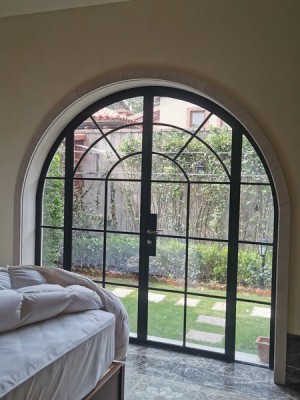 Hand-Forged Bronze French Doors​