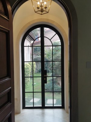 French Vintage Steel Doors