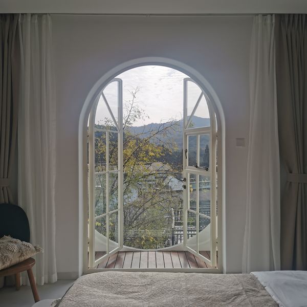 Arched French Steel Doors​