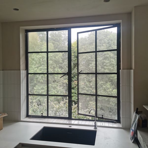 Vintage steel windows
