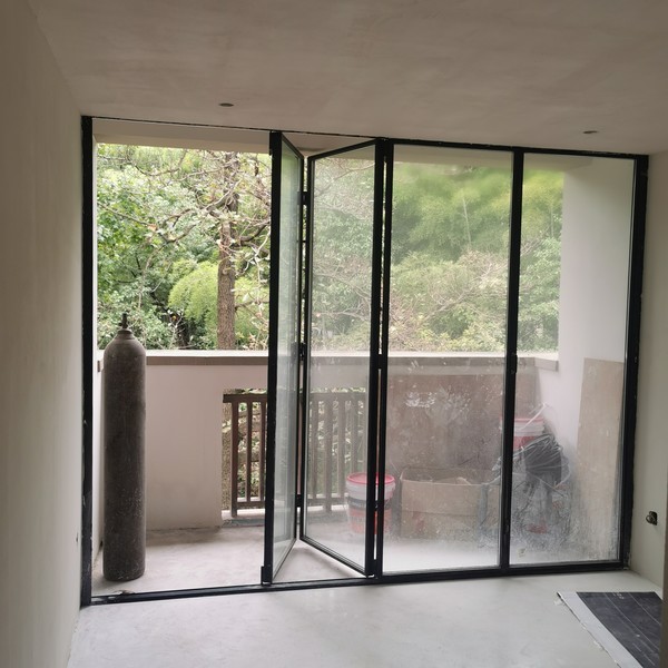 vintage steel folding door