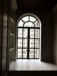 Black Arched Steel Windows​