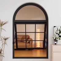 Black Arched Steel Windows​