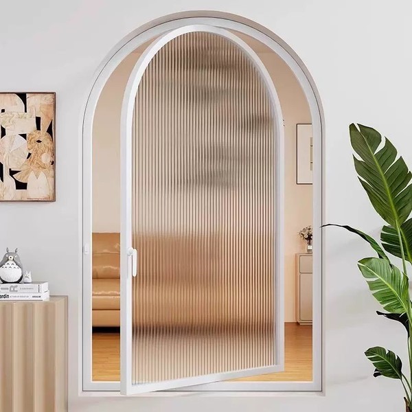 Black Arched Steel Windows​