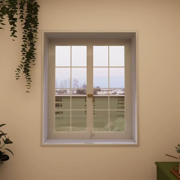 Cream french windows for living room​