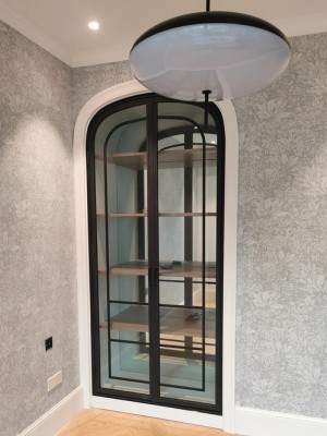 Arched Steel Windows Black​​