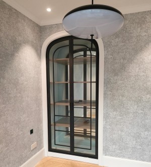 Arched Steel Windows Black​​