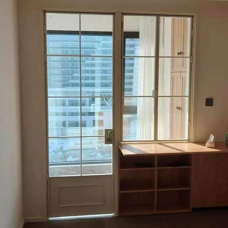 Solid Steel Glass Casement Doors