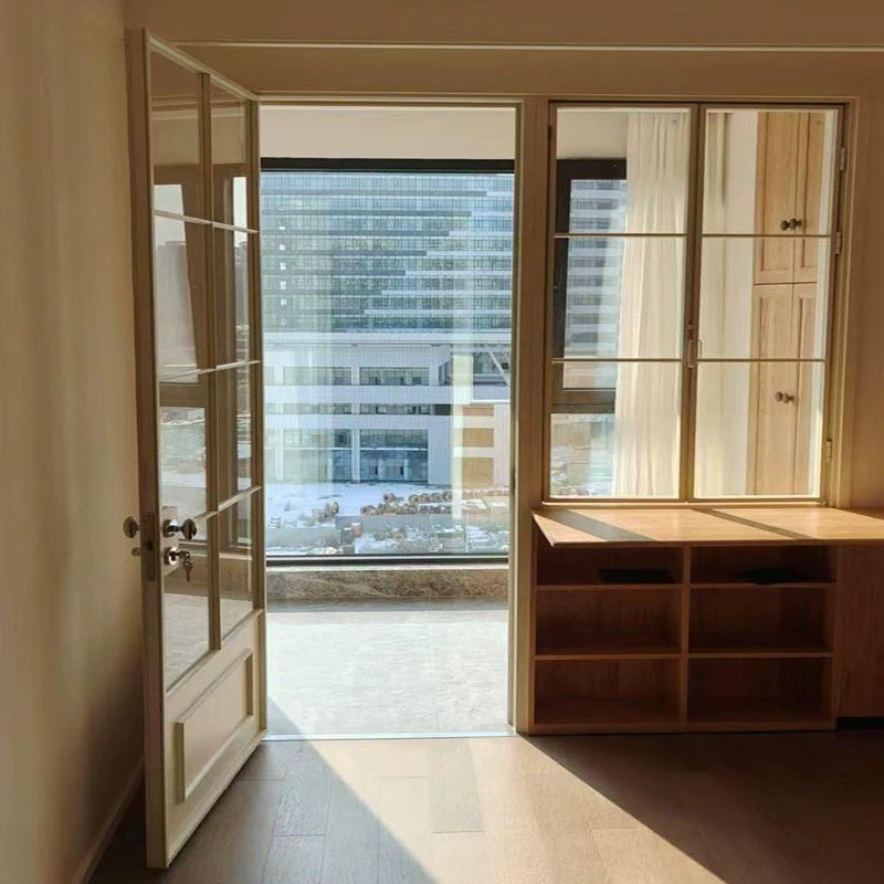 Solid Steel Glass Casement Doors