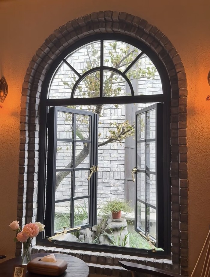 Steel Casement Window Slim Frame Thermal Break Double Glazed Insulated Design for Modern Villas Apartments and Commercial Projects