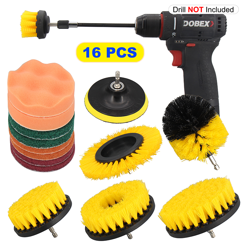 Multi-functional Electric Drill Brush: Efficiently Removes Stains From Various Surfaces