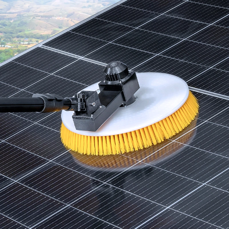 Solar Panel Cleaning Single Brush