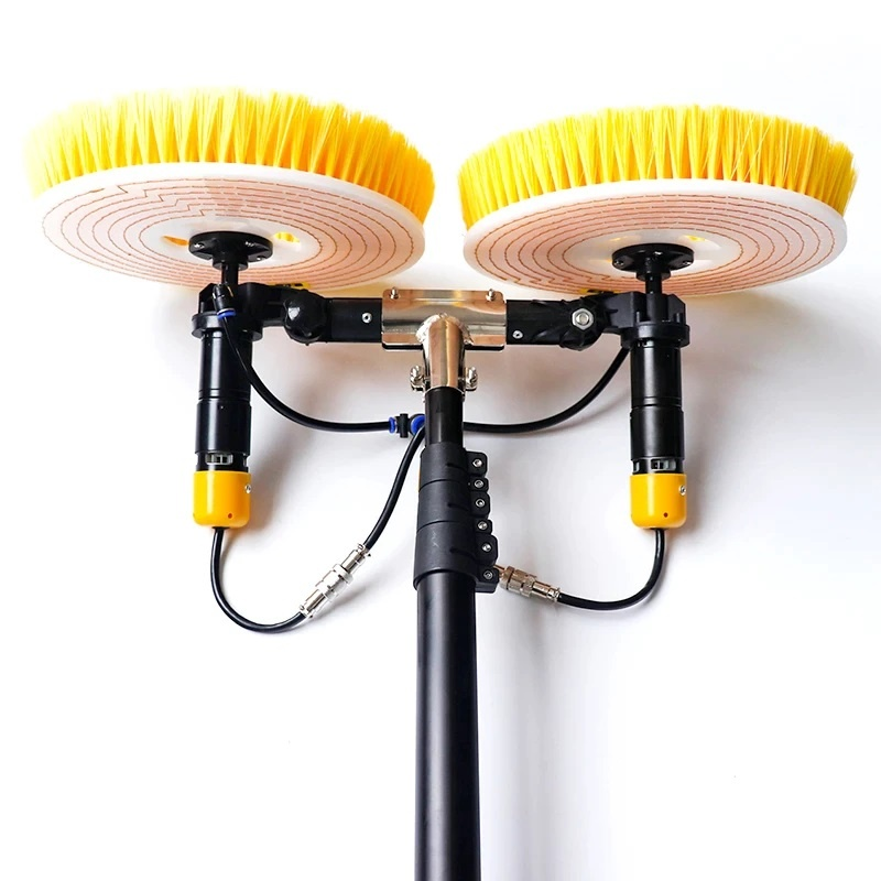 Solar Panel Cleaning Dual Brush