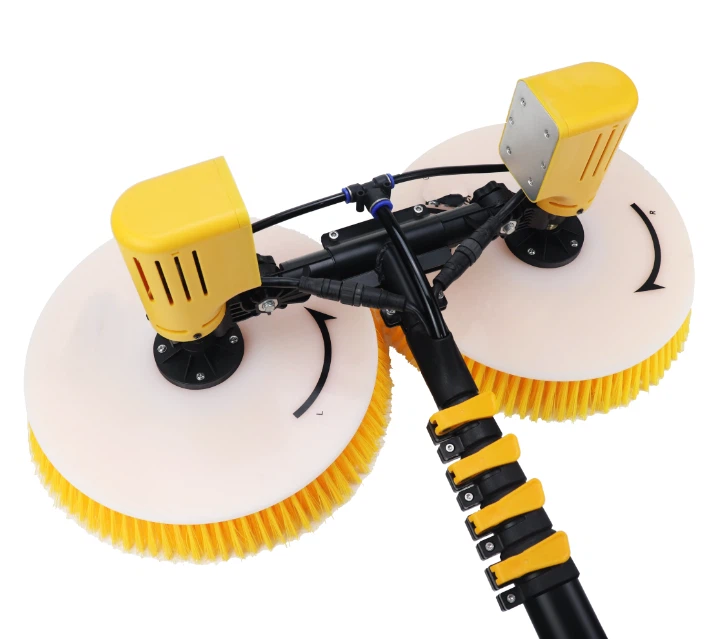 Solar Panel Cleaning Dual Brush Solar Panel Cleaning Dual Brush