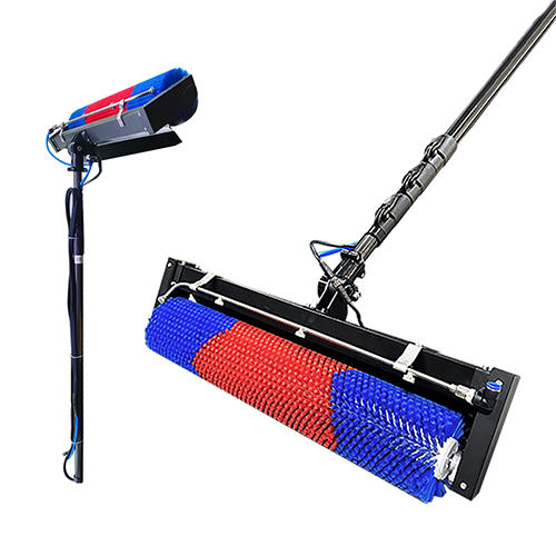 Photovoltaic washing brush