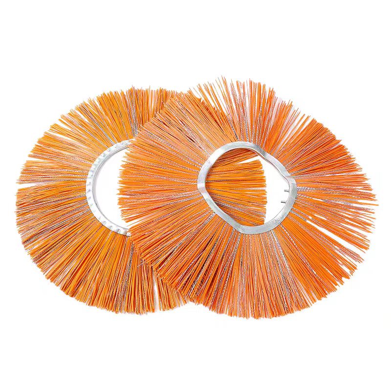 Convoluted PP/Wire Combo Wafer Brush
