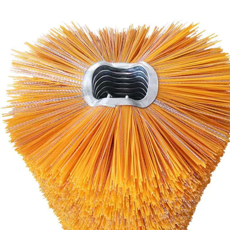 Convoluted PP/Wire Combo Wafer Brush