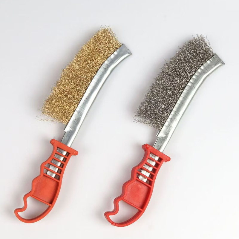 Wire Brush with Plastic Handle Wire Brush with Plastic Handle