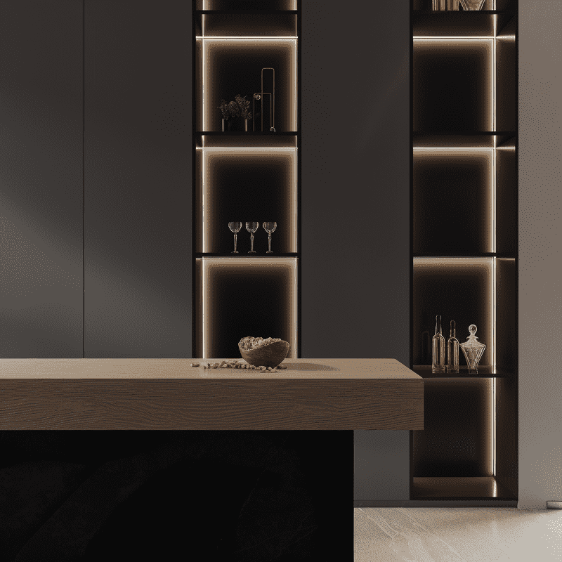 Freestanding Storage Units With Modular Design Features