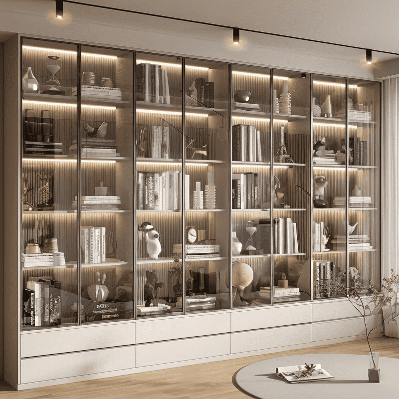 Book Storage Unit With Adjustable Shelving For Versatility