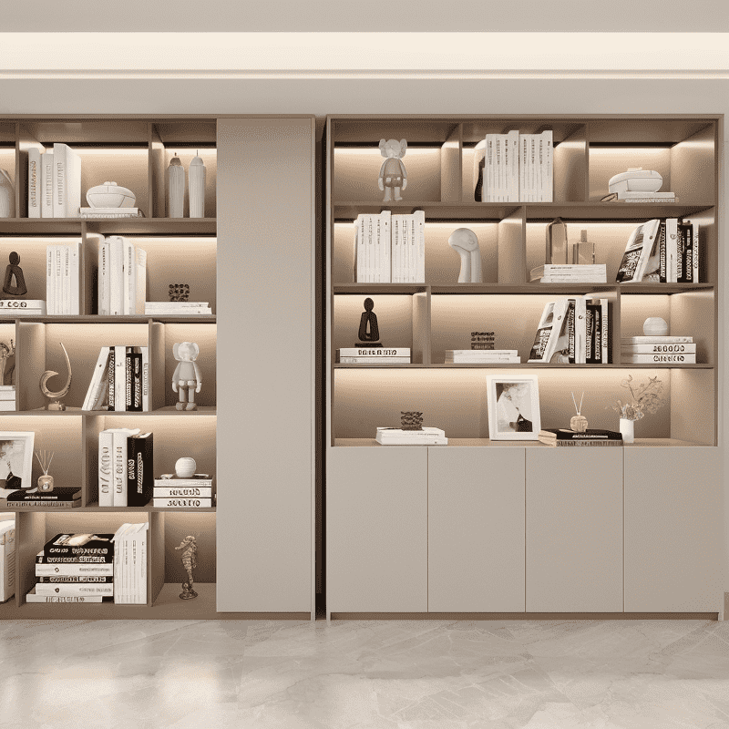 Book Storage Unit With Adjustable Shelving For Versatility