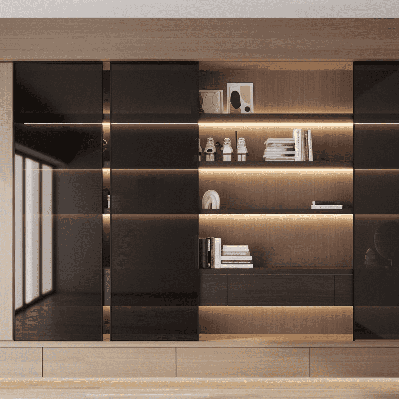 Book Storage Unit With Adjustable Shelving For Versatility