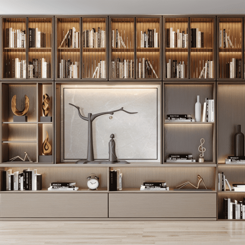 Adjustable Shelving Unit For Modular Book Storage Solutions