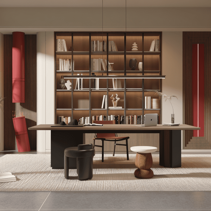 Wooden Bookcase And Book Storage Unit For Home Libraries