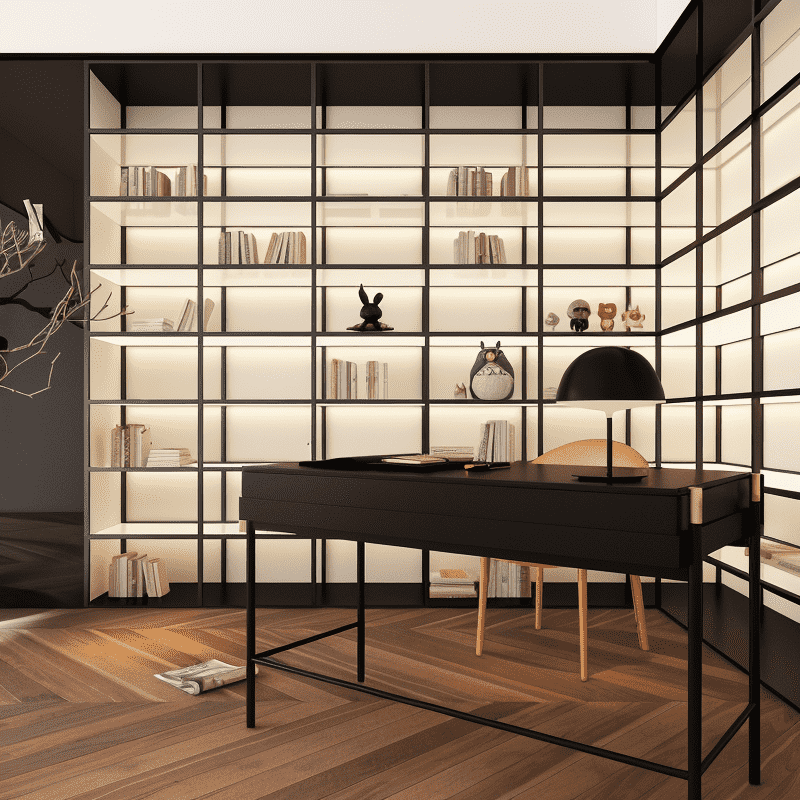 Wooden Bookcase And Book Storage Unit For Home Libraries