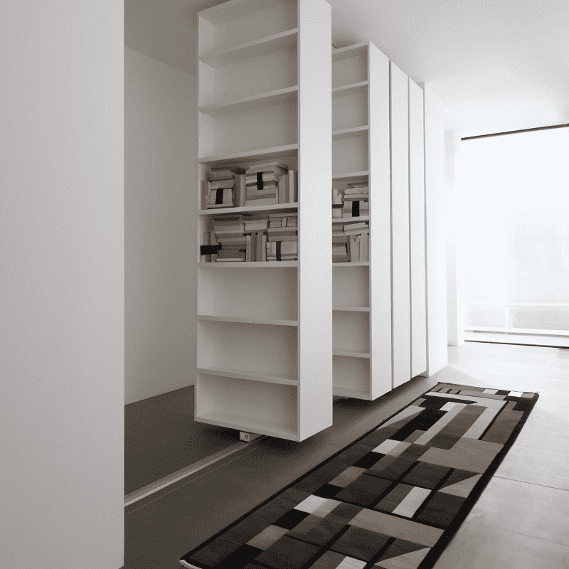 Library Shelving With Modular And Adjustable Bookcases