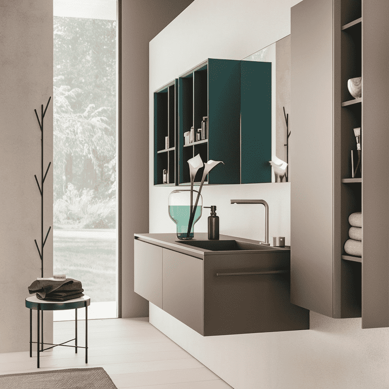 Sink Vanity And Bathroom Cabinet For Organized Spaces
